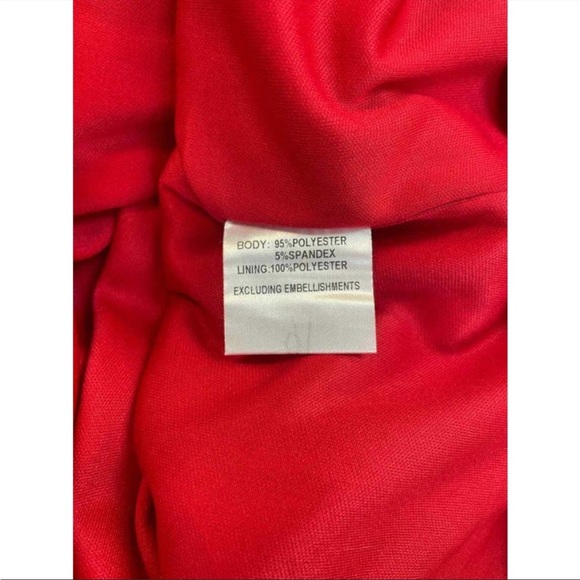 PRINCESS POLLY NWT! LILLIE LONG SLEEVE RED DRESS SIZE 10 - Picture 5 of 6